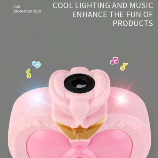 Baghetă magică cu bule și lumini