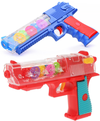 Pistol Transparent Mecanic