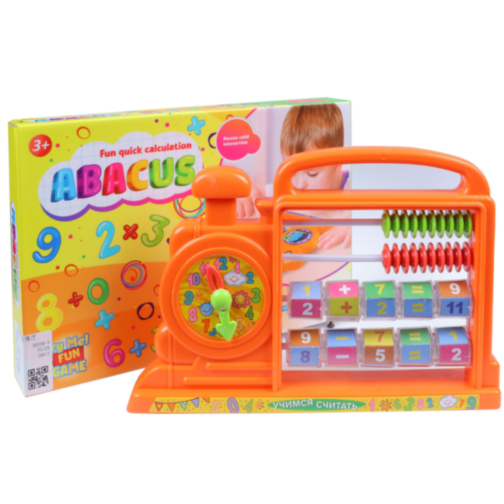 Abac și Ceas Educațional – Învățare prin Joacă pentru Copii