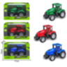 1buc. Tractor Jucărie Farm World Plastic Rezistent cu Roți Mari (culoare aleatorie)