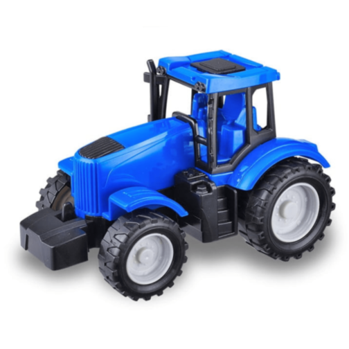 1buc. Tractor Jucărie Farm World Plastic Rezistent cu Roți Mari (culoare aleatorie)