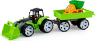 Tractor cu Lopată, Remorcă și Camion, 67cm 