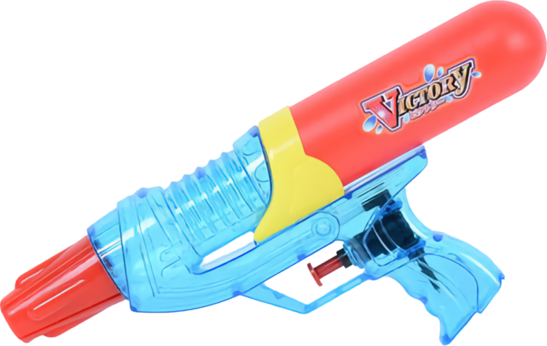 Pistol de Apă Transparent, 24cm 
