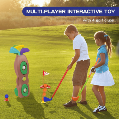 Set Golf pentru Copii cu Mingi, Crose și Ținte