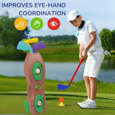 Set Golf pentru Copii cu Mingi, Crose și Ținte | image