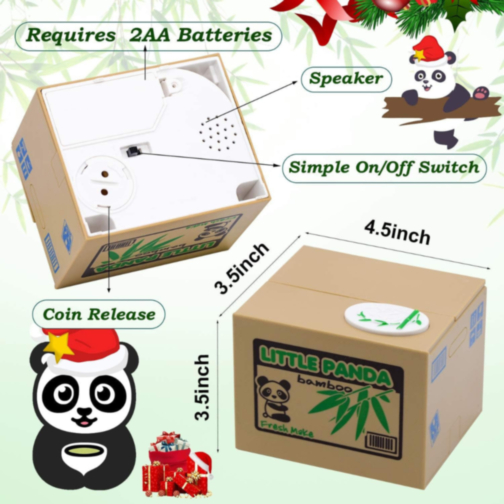 Pușculiță Interactivă Panda – Economisește cu Zâmbetul pe Buze
