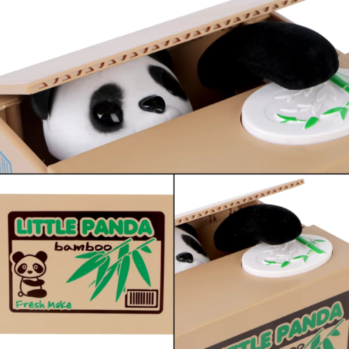 Pușculiță Interactivă Panda – Economisește cu Zâmbetul pe Buze