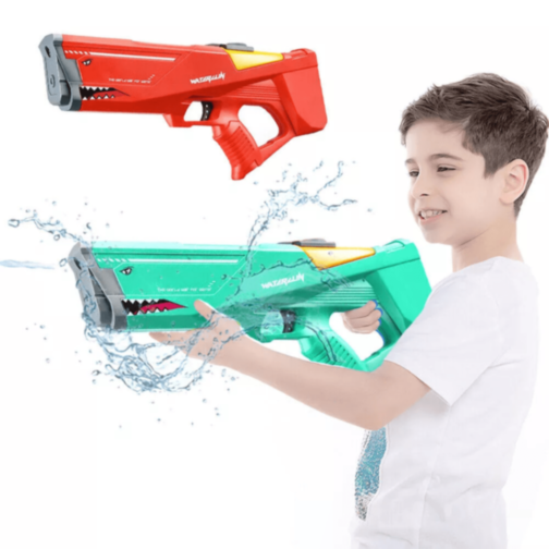 Pistol Electric cu Apă Reîncărcabil – Jet Puternic până la 12m, 550ml (culoare aleatorie) 