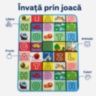 Covor Termic Reversibil pentru Copii cu Litere și Animale