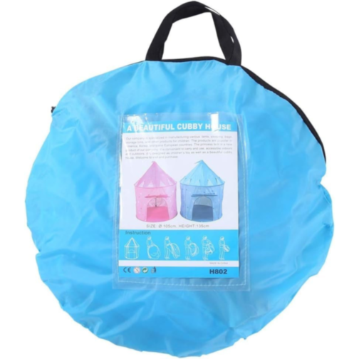 Cort de Joacă Castel Albastru pentru Copii – Aventură și Imaginație Acasă sau în Aer Liber