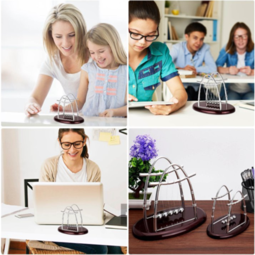 Pendulul lui Newton - Jucărie Științifică de Birou 