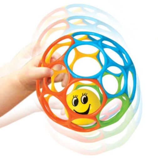 Jucărie împins copii cu bilă rulantă colorată (culoare aleatorie)