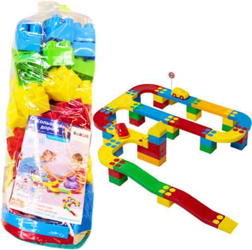Set de Construcție cu Mașini 64 Piese  