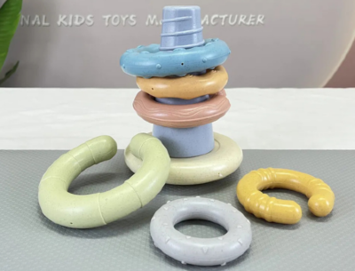 Turn educativ Montessori cu inele stivuibile | image