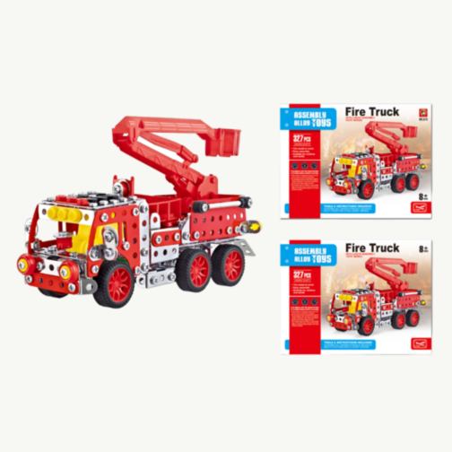 Camion de Pompieri - Set de Asamblare 328 Piese