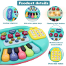 Pian Electronic Multicolor 5 în 1 pentru Copii cu Funcții Educative (culoare aleatorie)