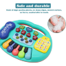 Pian Electronic Multicolor 5 în 1 pentru Copii cu Funcții Educative (culoare aleatorie)