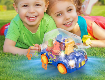 Autobuz Interactiv Dinozaur – Lumini și Sunete Magice (culoare aleatorie) | image