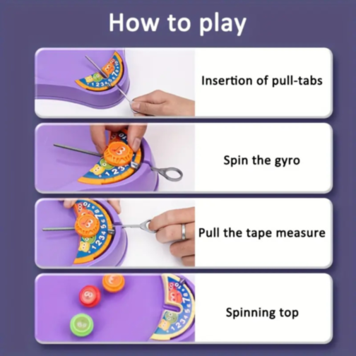 Arena Titirezilor Gyro – Joc Interactiv de Competiție (culoare aleatorie)