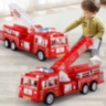 Camion pompieri cu scară extensibilă pentru copii