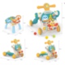 Premergător multifuncțional copii 4 în 1 cu activități (albastru)