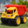 Camion basculant mare pentru copii cu cupă rabatabilă