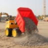 Camion basculant mare pentru copii cu cupă rabatabilă