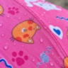 Umbrelă roz pentru fetițe cu pisicuțe și husă telescopică