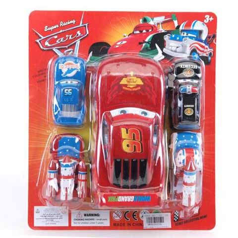 Set 5 Mașinuțe Fulger McQueen