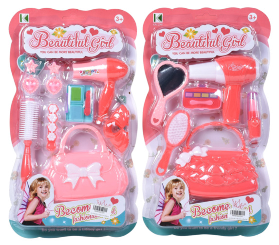 Set Fashion cu Uscator de Păr, Gentuță, Oglindă și Accesorii