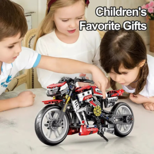 Set de construcție Motocicletă Racing cu 467 piese