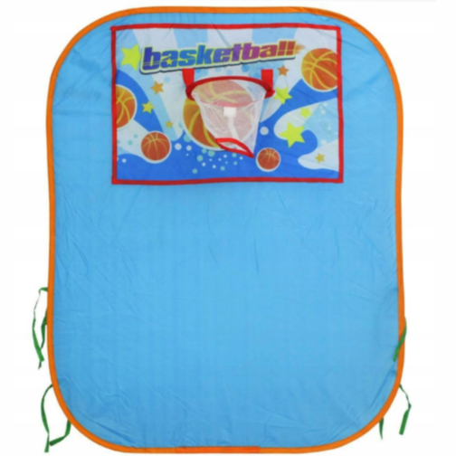 Piscină de Joacă cu Coș de Baschet și Plasă de Siguranță