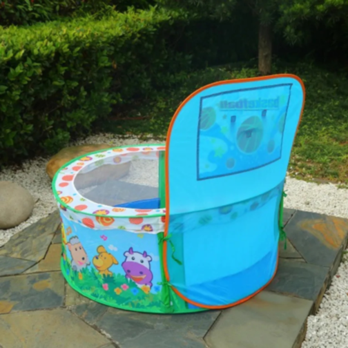 Piscină de Joacă cu Coș de Baschet și Plasă de Siguranță