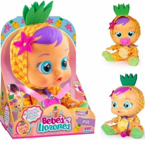 Păpușa Cry Babies cu 4 Sunete Realiste
