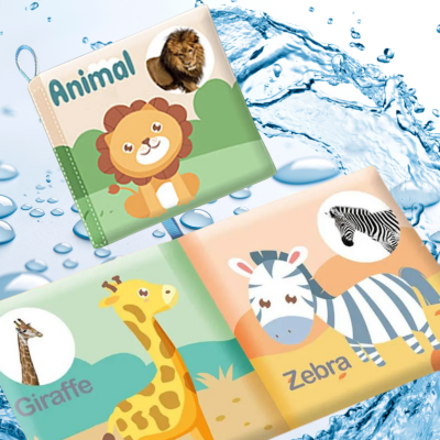 Carte senzorială din material textil cu animale | image