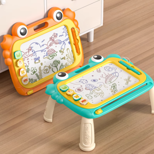 Tablă de Desen Magnetică 3 în 1 - Tabletă, Stand și Birou