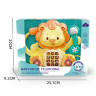 Telefon muzical pentru bebeluși - Leul interactiv cu sunete și lumini