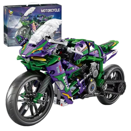 Set de construcție Motocicletă cu 458 piese