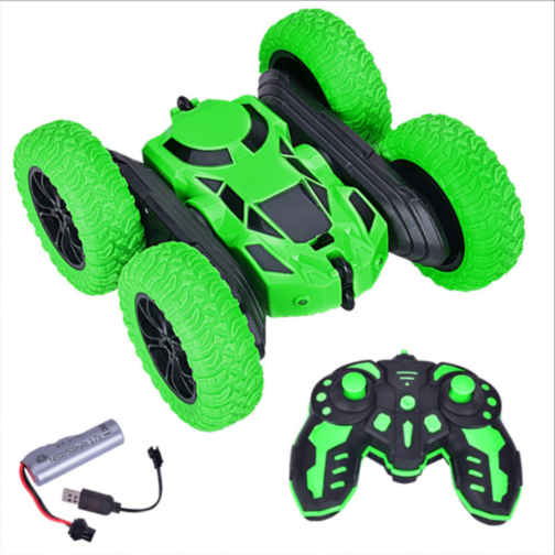 Mașinuță Cascadorie 360° cu Telecomandă și Roți Off-Road Flexibile (culoare aleatorie)