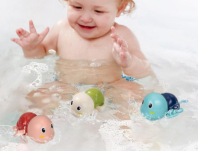 1buc. Țestoasă de Baie Care Înoată Mecanic (culoare aleatorie) | image