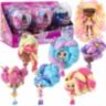 Păpușa Candylocks cu Părul de Vată de Zahăr, set 6buc