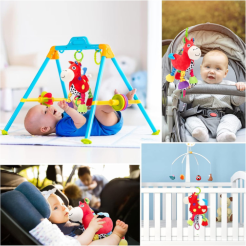 Ponei de Pluș Muzical cu Clopoței