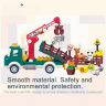 Set de construcție Camion Transport Animaluțe cu Sunete și Efecte