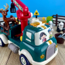 Set de construcție Camion Transport Animaluțe cu Sunete și Efecte