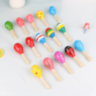 Maracas din Lemn de 20 cm pentru Copii (culoare aleatorie)