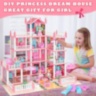 Casă de păpuși mare cu mobilier și figurine