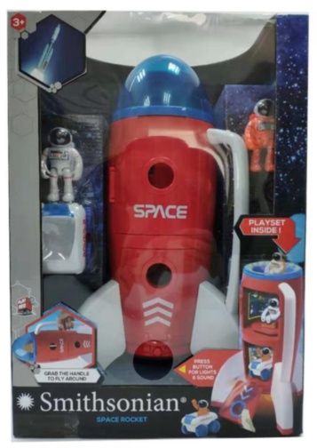 Naveta Spațială Cu 2 Astronauți, Efecte Luminoase și Sonore 