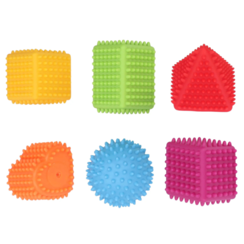 Set Mingi Senzoriale pentru Dezvoltarea Bebelușilor – Texturi Variate