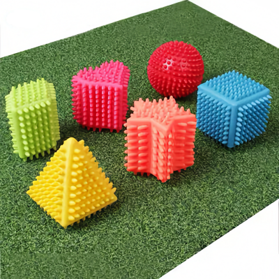 Set Mingi Senzoriale pentru Dezvoltarea Bebelușilor – Texturi Variate | image