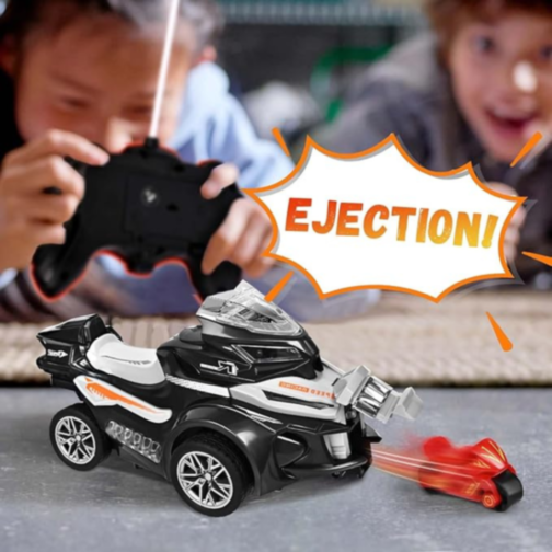 Motocicletă RC cu Telecomandă și 3 Mini Motociclete Ejectabile
